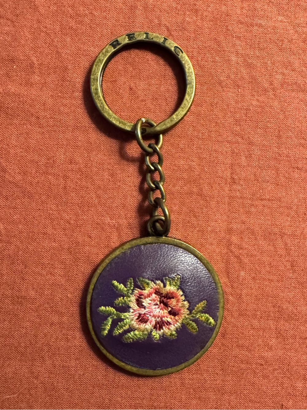 Relic flower Keychain or bag charm